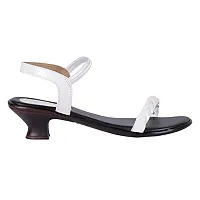 Legsway Women's SR-351 White Heeled Sandal 4 UK-thumb2