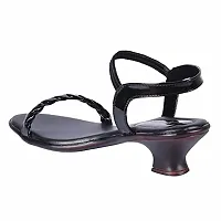 Legsway Women's SR-349 Black Heeled Sandal 6 UK-thumb1