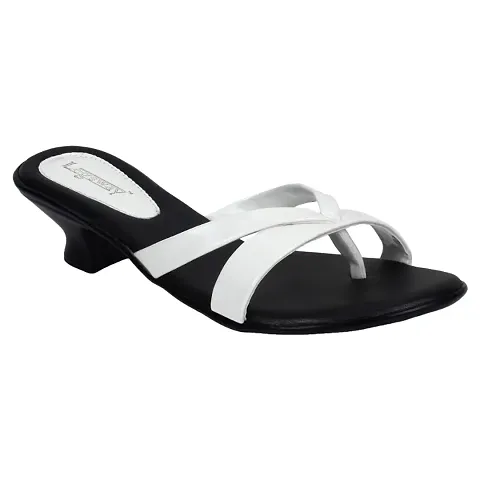 Legsway Womens Synthetic Heeled Slip-On