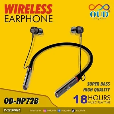 Wireless in Ear Bluetooth Neckband  with ENC Mic, 32H Playtime, Type-C Fast Charging (30Mins=7.5Hrs Playtime) Made in India, Biggest 14.2mm Drivers Ear Phones