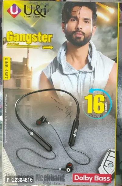 Wireless in Ear Bluetooth Neckband  with ENC Mic, 32H Playtime, Type-C Fast Charging (30Mins=7.5Hrs Playtime) Made in India, Biggest 14.2mm Drivers Ear Phones