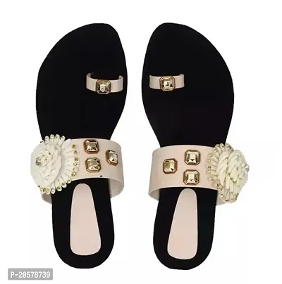 Elegant White PU Fashion Flats For Women