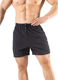 Stylish Black Polycotton Solid Basic Boxer Combo For Men Pack Of 2-thumb1