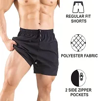 Stylish Black Polycotton Solid Basic Boxer Combo For Men Pack Of 2-thumb3