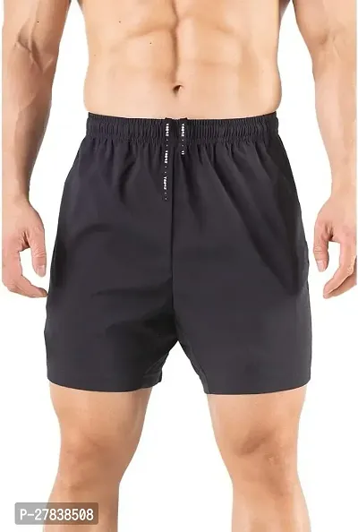 Stylish Black Polycotton Solid Basic Boxer Combo For Men Pack Of 2-thumb5