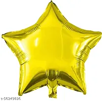 Happy Anniversary Balloons For Decoration Kit set  50 Pcs Combo   Golden Happy Anniversary Letter  Golden Star and Red Heart foil Balloons  Metallic Red and Golden Balloons-thumb1