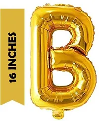 Solid Happy Birthday Decorations Kit / Items | Birthday Theme Decoration Combo | Creative Balloon (Gold, Pack Of 65)-thumb1