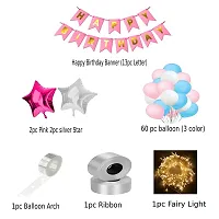 Happy Birthday Decoration Kit 80 Pieces Combo With Birthday Banner-thumb1