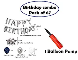 Happy Birthday Balloons Decoration Kit 67 Pieces Set For Husband Boys Kids Balloons-thumb1