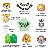 Jungle theme Birthday Party Decoration Kit  (Set Of 89)-thumb1
