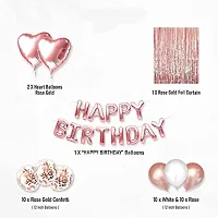 Rose gold Birthday Decoration Items -47 Pieces Items-thumb1
