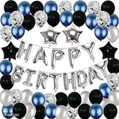 Happy Birthday Balloons Decoration Kit - 53 Pieces Set