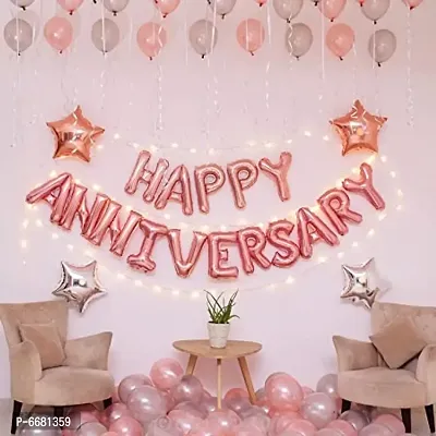 Anniversary Decorations For Home Set - Pack Of 42 Pieces