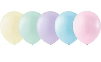 Pastel Colour Balloons for Party Decorations Pack of 25   Pale Pink Pastel-thumb1