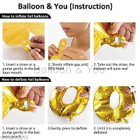 Birthday Decorations  Birthday Ka Saman  Happy Birthday Decoration  Happy Birthday Decorations Combo  Birthday Party Decorations KIT   Happy Birthday Banner  Gold Crown Balloon Gold and Black Latex Balloons  Perfect Party Supplies-thumb2