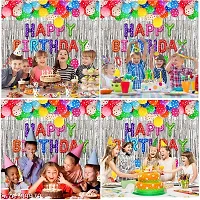 Multicolour Birthday Decoration Happy Birthday Decorations Kit for Boys and Girls Multicolour Balloons For Decoration   Multicolour Birthday Decorations Kit   Set of 33-thumb3