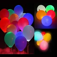 Led Light Balloons For Birthday Decorations (15 With Ribbon)   Multicolor   Pack of 15-thumb3