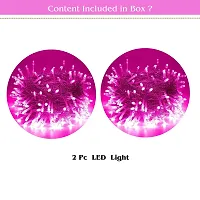 Bubble Trouble Pink Led Serial Lights for Decoration - String Lights for Home Decoration,Fairy Lights | Christmas, Diwali Decoration Lights for Balcony | Copper Wire Pixel Light (10 Meter | Pack of 1)-thumb1