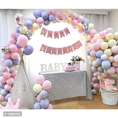 Pastel Colour Balloons for Party Decorations Pack of 50   Pale Pink Pastel-thumb0