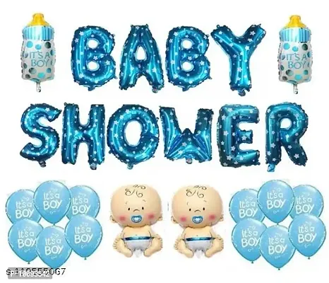 Baby boys Shower Decoration Item   Baby boys Shower Balloons and Combo-thumb0