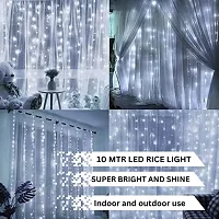 Bubble Trouble nbsp;White Led Serial Lights for Decoration - String Lights for Home Decoration,Fairy Lights | Christmas, Diwali Decoration Lights for Balcony | Copper Wire Pixel Light (10 Meter | Pack of 1)-thumb2