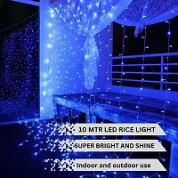 Bubble Trouble Blue Led Serial Lights for Decoration - String Lights for Home Decoration,Fairy Lights | Christmas, Diwali Decoration Lights for Balcony | Copper Wire Pixel Light (10 Meter | Pack of 1)-thumb2