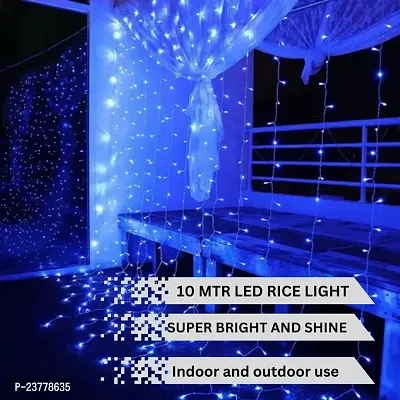 Bubble Trouble Blue Led Serial Lights for Decoration - String Lights for Home Decoration,Fairy Lights | Christmas, Diwali Decoration Lights for Balcony | Copper Wire Pixel Light (10 Meter | Pack of 1)-thumb3