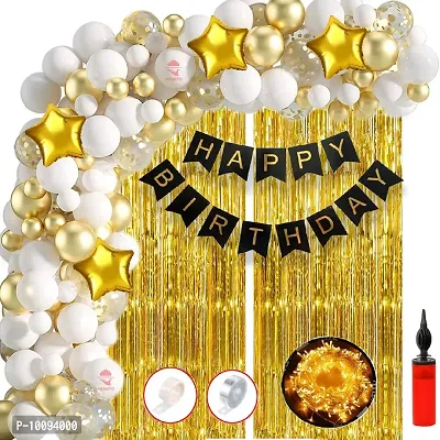 Happy Birthday Decoration Kit Combo 76 Pcs&nbsp;&nbsp;(Set of 76)