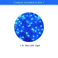 Bubble Trouble Blue Led Serial Lights for Decoration - String Lights for Home Decoration,Fairy Lights | Christmas, Diwali Decoration Lights for Balcony | Copper Wire Pixel Light (10 Meter | Pack of 1)-thumb1