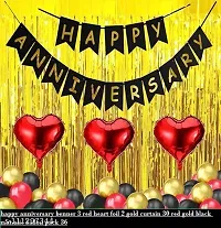 happy anniversary benner 3 red heart foil 2 gold curtain 30 red gold black mattalic ballon pack 36-thumb1