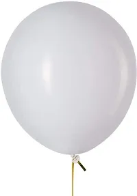 Premium Latex Balloons Pack of 50 White Balloons for Decoration Balloon&nbsp;&nbsp;(White  Pack of 50)-thumb1