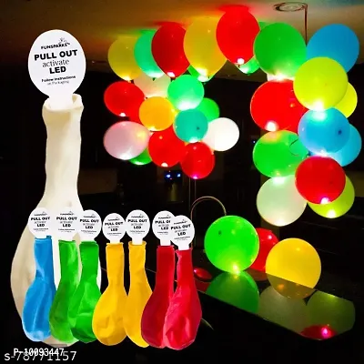 LED Balloons For Birthday Party  Celebrations  Pack Of 20