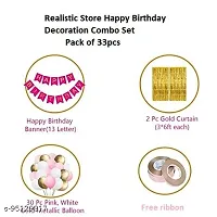 Happy Birthday Balloon Decoration Kit Complete Combo Set Decoration Item for Boys   Girls-thumb1