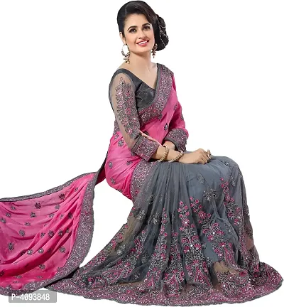 Poly Silk Floral Sarees Archives | trendwati