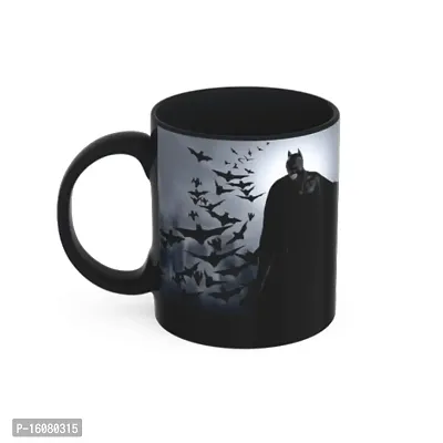 Puff AND Pass Ceramic Batman Printed Coffee Mug ,Ceramic Printed Coffee Mug White, Gift for Girls Men Women Girlfriend Boyfriend Husband Wife (Ceramic Printed Mug - 325 ML)