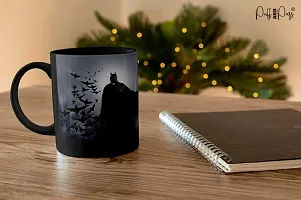 Puff AND Pass Ceramic Batman Printed Coffee Mug ,Ceramic Printed Coffee Mug White, Gift for Girls Men Women Girlfriend Boyfriend Husband Wife (Ceramic Printed Mug - 325 ML)-thumb1