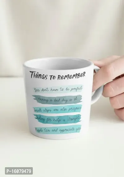 Puff AND Pass Ceramic Printed Coffee Mug White Inspirational Motivational Quotes, Ceramic Printed Coffee Mug White, 325 ml Gift for Girls Men Women Girlfriend Boyfriend Husband Wife.