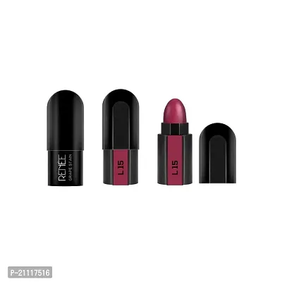 RENEE Fab 5 Refill Bullet Matte Lipstick, L 15 Grape Stain 1.5gm