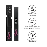 RENEE Madness Ph Lipstick 3gm - Black Lipstick With Glossy Pink Payoff - Long Lasting Nourishment, Enriched With Vitamin E  Jojoba Oil - Vegan  Paraben Free-thumb1