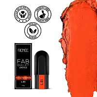 RENEE Fab 5 Refill Bullet Matte Lipstick, L 21 Tictoc Tangerine 1.5gm-thumb2