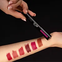 RENEE Talk Matte Crayon Lipstick - Magenta Glaze, 4.5g | Hydrating and Long-Lasting Matte Lip Color | Enriched with Vitamin E, Jojoba Oil  Cocoa Butter-thumb4