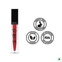 RENEE Stay With Me Matte Lip Color, Long Lasting, Non Transfer, Water  Smudge Proof, Light Weight Liquid Lipstick, Rage of Red, 5ml-thumb2