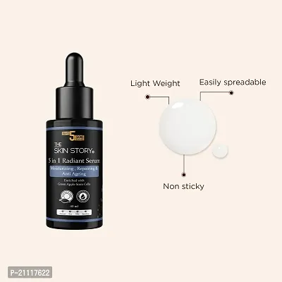 The Skin Story Anti Ageing Face Serum for Radiant Skin|Instant Face Glow | Serum for Glowing Skin |Fights Wrinkles, Dullness  Fine lines | Enriched with Stem Cells, 40ml-thumb5