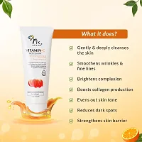 Fixderma Vitamin C Face Cleanser with Ascorbic Acid | facewash woman | Face Wash  Face Cleanser | Face Wash for Oily Skin (All Type Skin) | Face Wash for Women  Men - 75g-thumb2