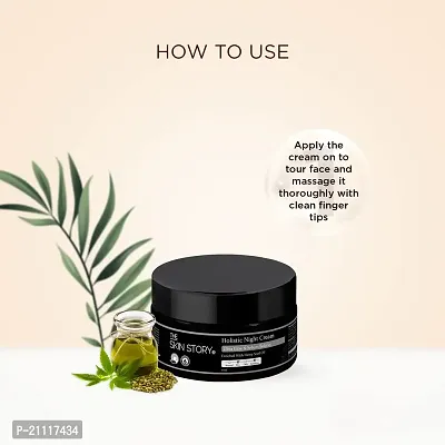 The Skin Story Holistic Hemp Night Cream for Women | Anti Ageing Cream for Women | Night Cream for Glowing Skin |Fights Fine Lines  Wrinkles, With Hemp Seed Oil, 45g-thumb4