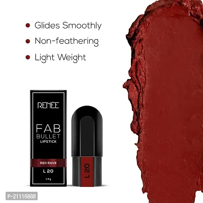 RENEE Matte Fab Bullet L 20 Red Rave 1.5 Gm - You Can Also Refill Your Fab5 Lipstick With This Bullet of Your Choice-thumb2