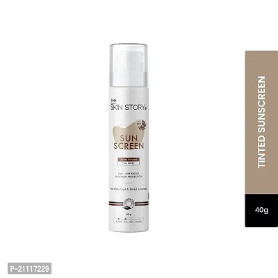 The Skin Story Sunscreen SPF 30 | Broad Spectrum | UVA  UVB Protection | Light  Non Sticky Formula, 40g-thumb2