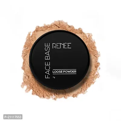 RENEE Face Base Loose Powder - Deep Beige, 7gm | Non Sticky, Weightless Matte Finish, Excellent Payoff, Enriched with Vitamin E-thumb2