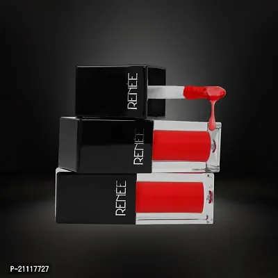 RENEE Check Matte Liquid Lip Color Rise Of Red 2.5ml| Long Lasting, Transfer Proof  Water Resistant| Rich Color Payoff| Non Drying Formula-thumb5