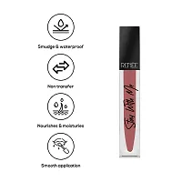 RENEE Stay With Me Matte Lip Color Desire for Brown, 5ml| Long Lasting, Light Weight  Non Transfer Formula| Water  Smudge Proof-thumb2